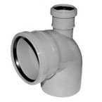 Отвод ф110-50-90* для канализации с верхним выходом