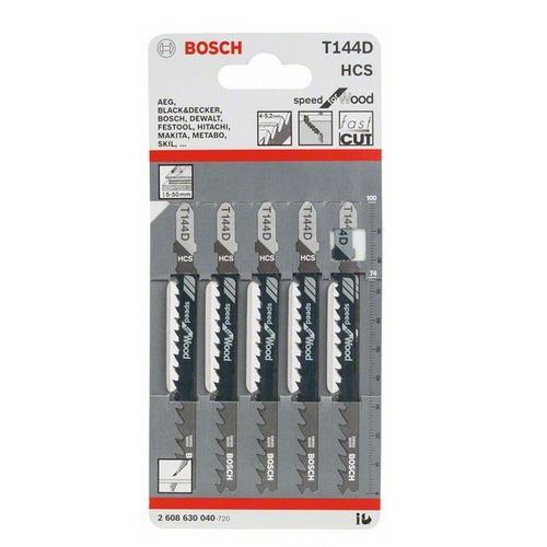 Пилки для лобзика BOSCH T144D