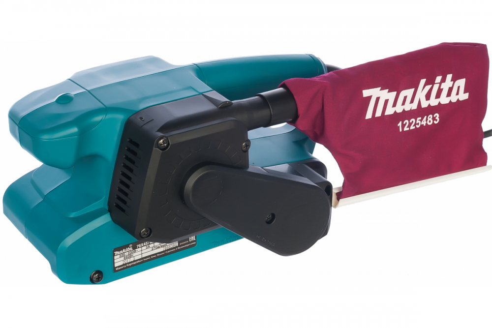 Ленточная шлифмашина MAKITA 9910 76х457 мм, 650 Вт