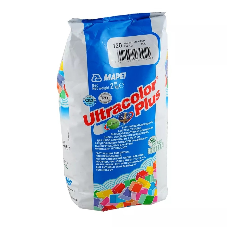 Затирка Ultracolor Plus №132 бежевая 2кг