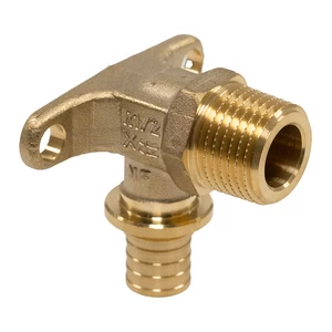 Угол настенный Рехау (Rehau) 16-R 1/2" с наружной резьбой 