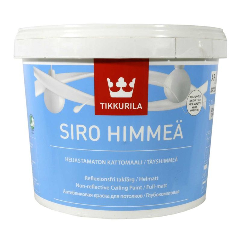 Tikkurila Siro Himmea Краска для потолков глубокоматовая 9 л.