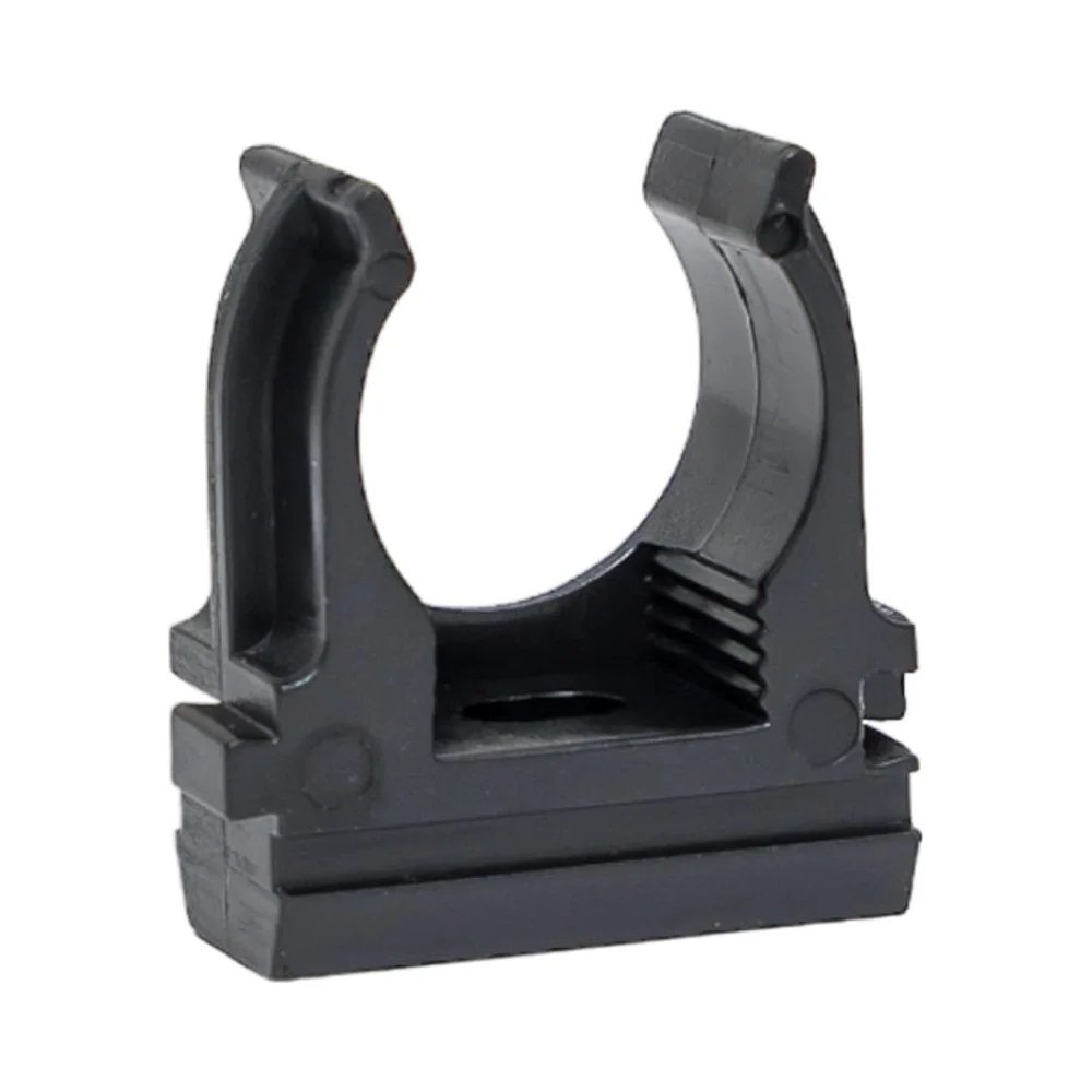 Клипса для гофротрубы 20 мм черная