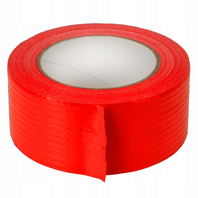 Армированная клейкая лента 48ммх20м Красная