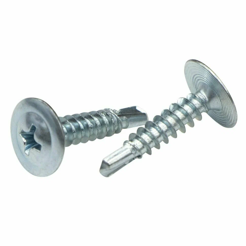 Саморез с прессшайбой сверло 4,2х41 цинк 