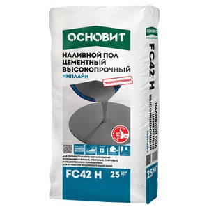 Наливной пол Основит Ниплайн FC42H 25кг (3-30мм)