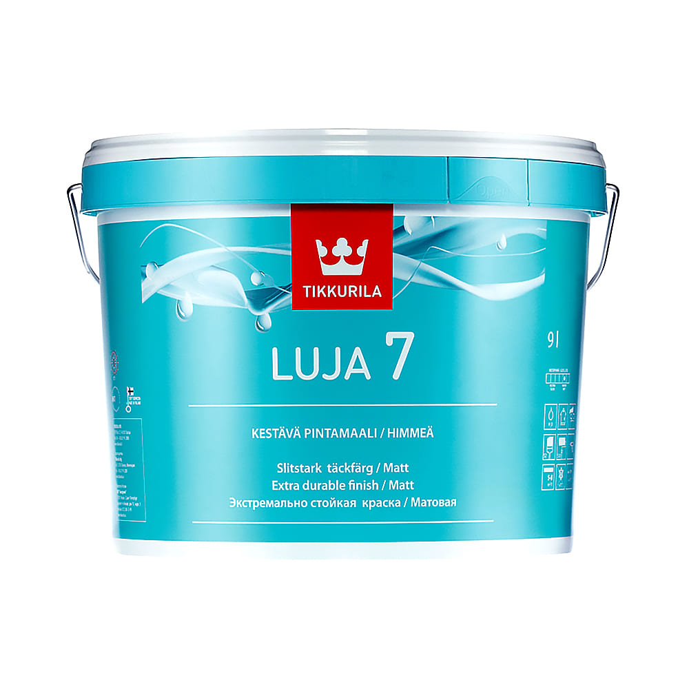 Tikkurila Luja 7 Краска для стен и потолков акрилатная матовая База А 9 л.