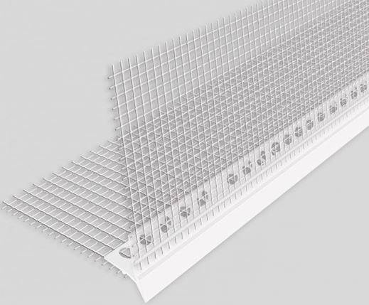 Профиль-капельник с арм.сеткой 10х10см х 2,5м ПВХ